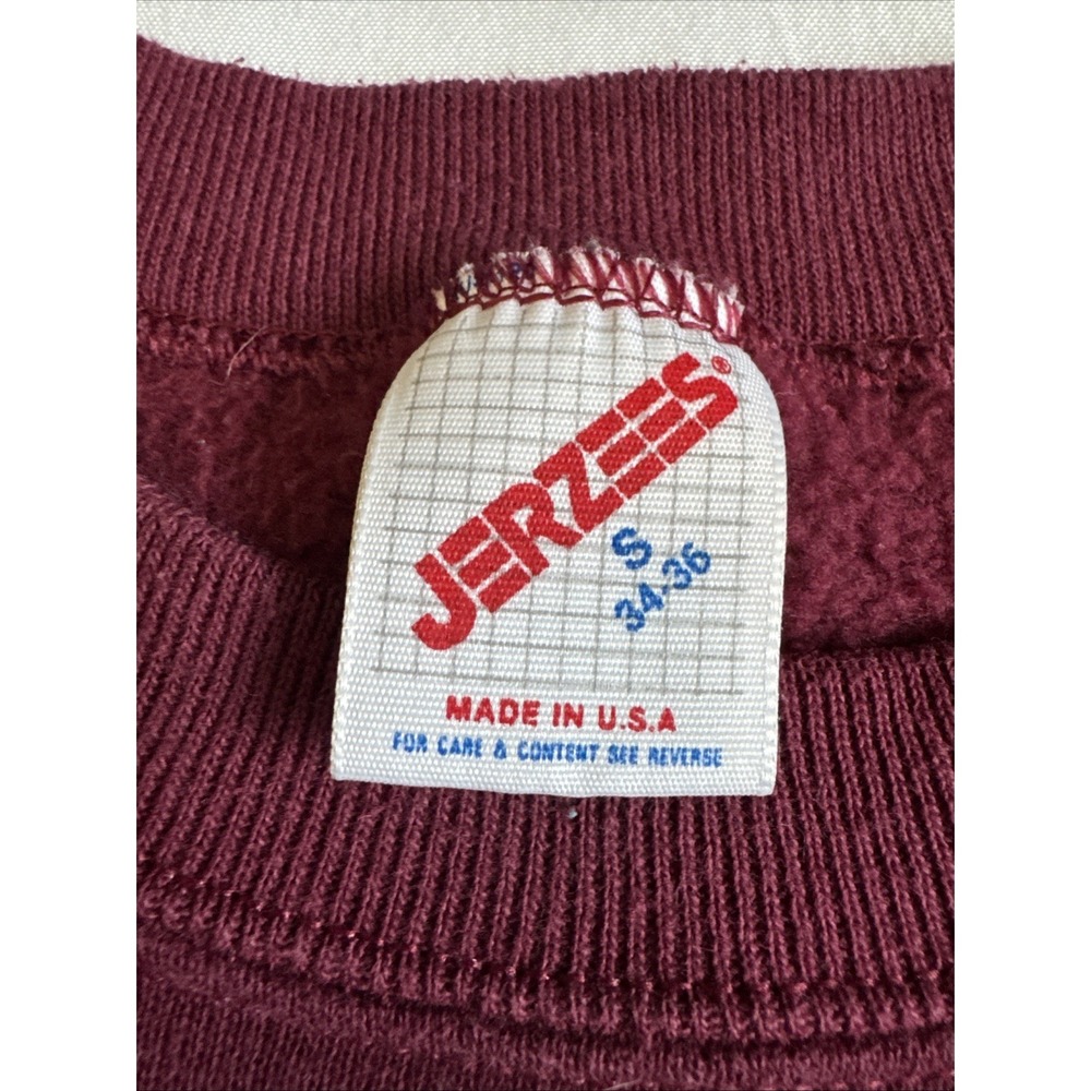 Vintage Jerzees Washington Redskins Cheerleader Crewneck Sweatshirt USA Size S - Picture 8 of 9